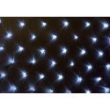 Vianočné osvetlenie - svetelná sieť 1,5 x 1,5 m - studená biela 100 LED