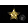Vianočná dekorácia - vianočná hviezda - 25 cm, 10 LED diód