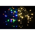 Vianočná svetelná reťaz 100 LED - 9 blikajúcich funkcií - 9,9 m